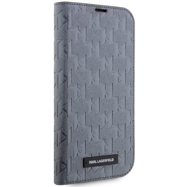 Karl Lagerfeld Saffiano Monogram ovitek denarnica za iPhone 14 Pro Max 6.7" 5