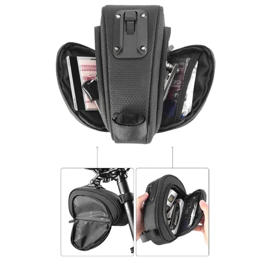 Rockbros C40 torba za kolo pod sedež, črna 4