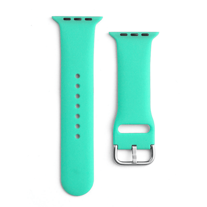Silikonski pašček APS za Apple Watch 42/44/45mm - Mint