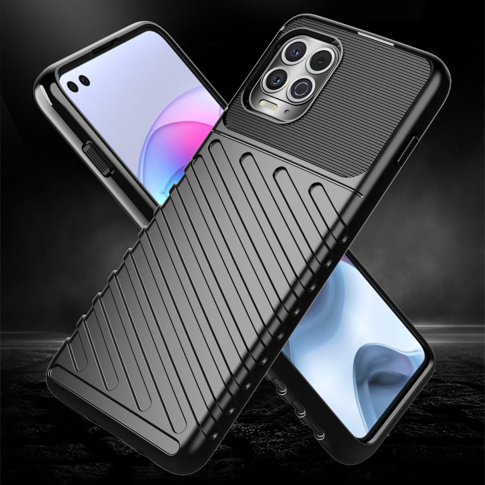 Thunder Case ovitek za Motorola Moto G100 / Edge S - črn 2