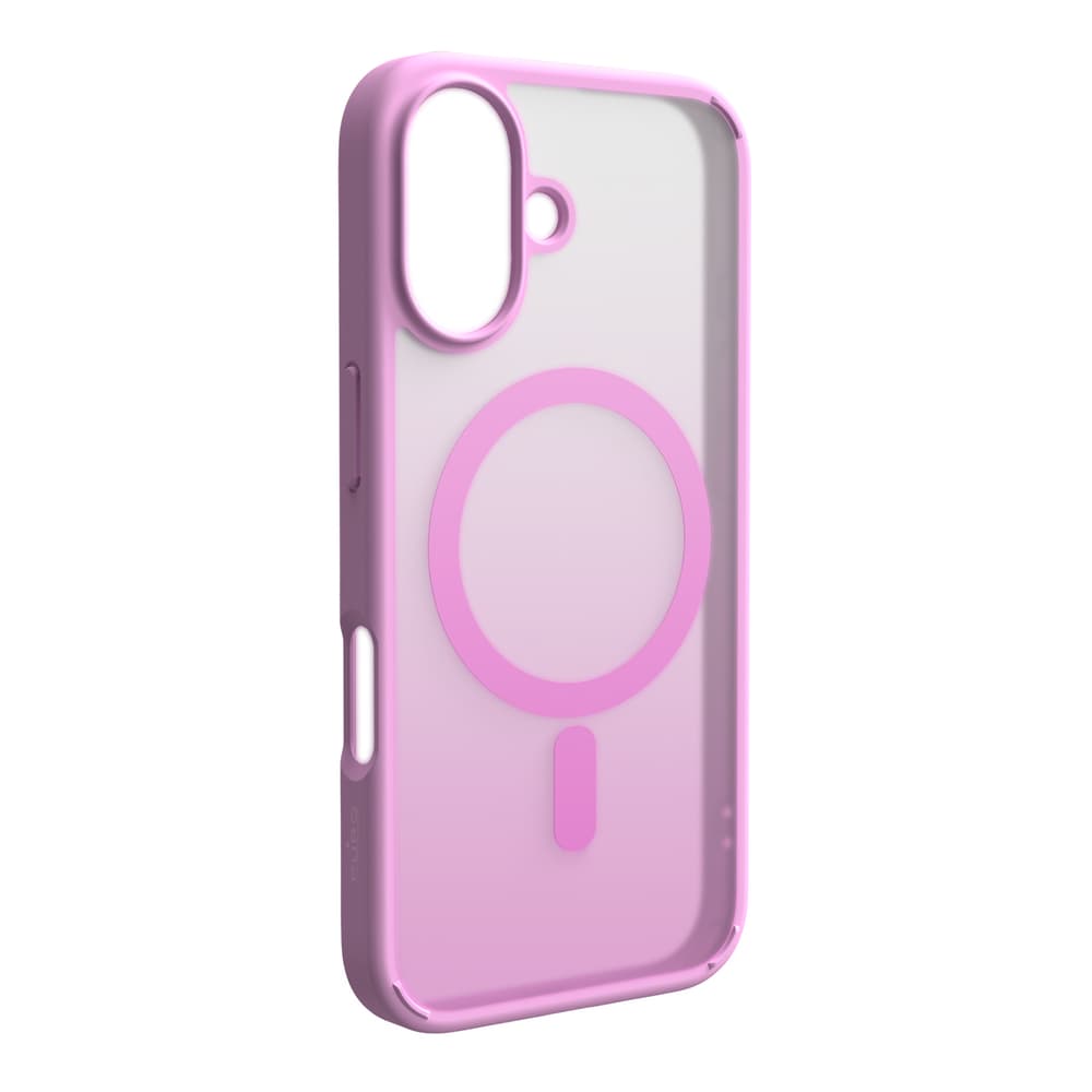 Puro Gradient MagSafe silikonski ovitek za iPhone 16 - Roza