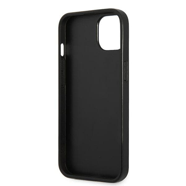 Ov. Karl Lagerfeld Monogram Plaque za iPhone 13 mini - Črn 6