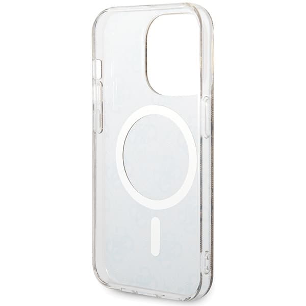 Ovitek Guess IML 4G MagSafe za iPhone 15 Pro - rjav 6