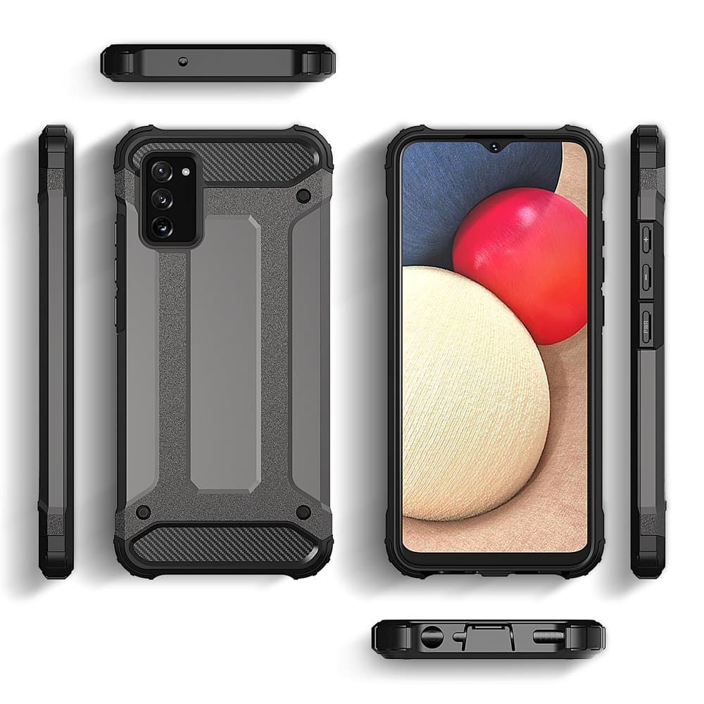 Hybrid Armor ovitek za Samsung Galaxy A03s (črn) 5
