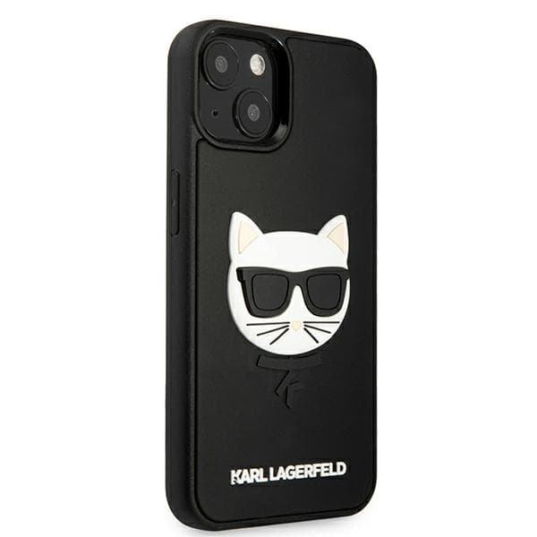 Ovitek Karl Lagerfeld 3D Rubber Choupette za iPhone 13 mini - črn 4