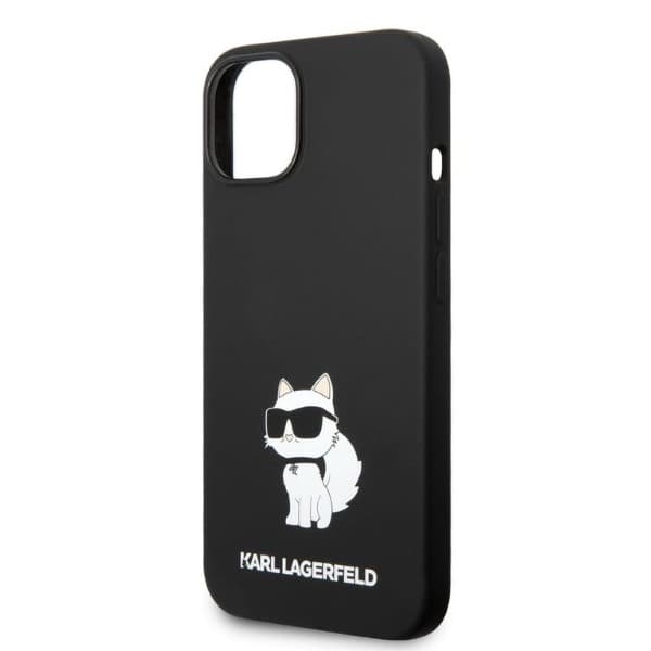 Karl Lagerfeld Silicone Choupette etui za iPhone 14 Plus - črna 6