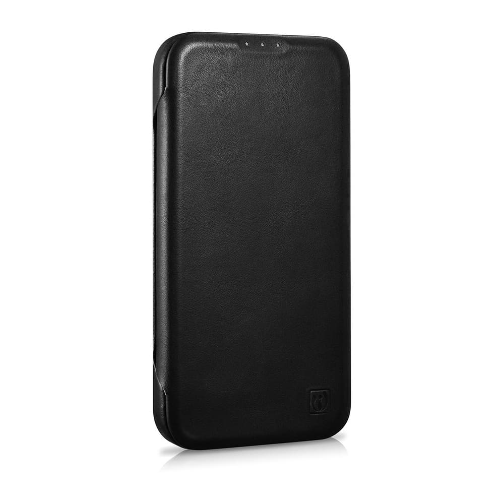 Ovitek iCarer Oil Wax za iPhone 14 Plus, črn 5