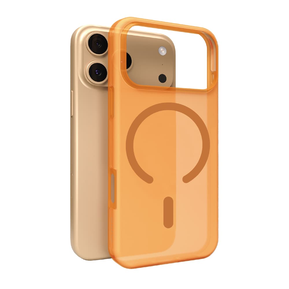 Puro Daylight Silikonski ovitek za iPhone 17 Pro Max (združljiv z MagSafe) - Svetlo oranžen