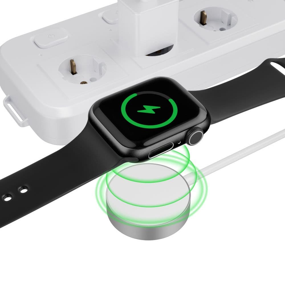 Tech-Protect UltraBoost polnilnik za Apple Watch, USB-A, 1.2m, bela 3