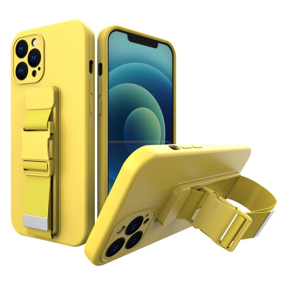 Hurtel Gel ovitek z vrvico za Xiaomi Redmi Note 10 5G / Poco M3 Pro, rumena