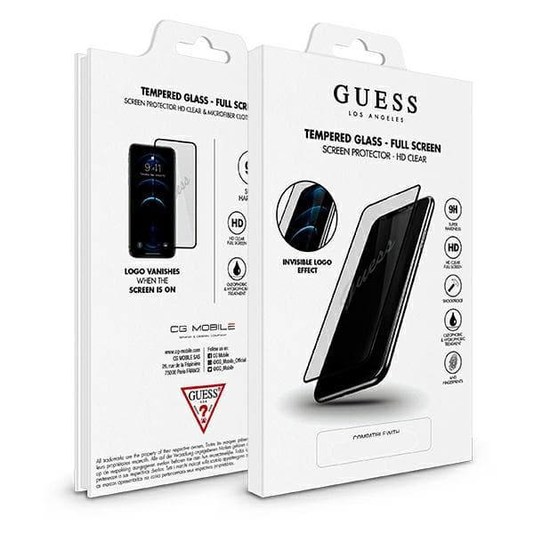 Ovitek Guess Steklo Vintage Magic Logo za iPhone 12/12 Pro (6.1") 5