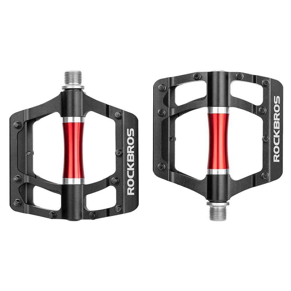 Rockbros 2020-12CBK Aluminijasta pedala za kolo s platformo - črna
