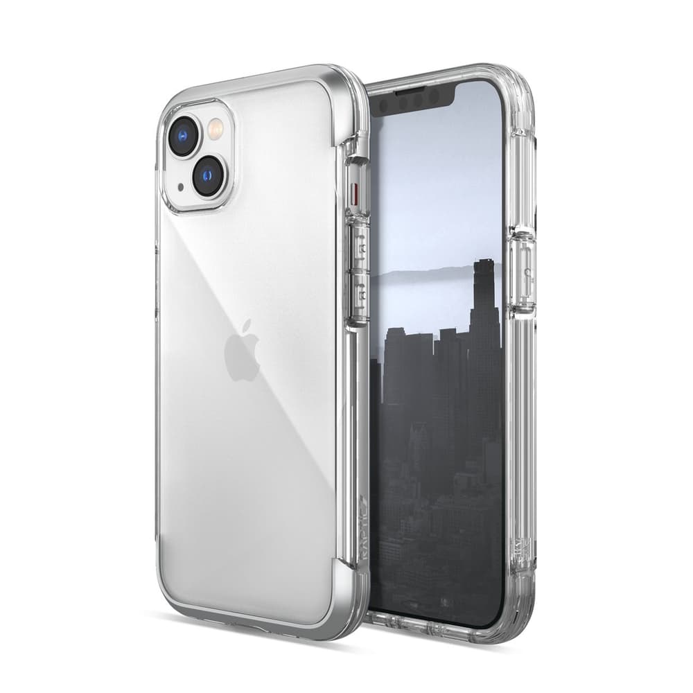 Raptic X-Doria Air ovitek za iPhone 14 s MagSafe, srebrn
