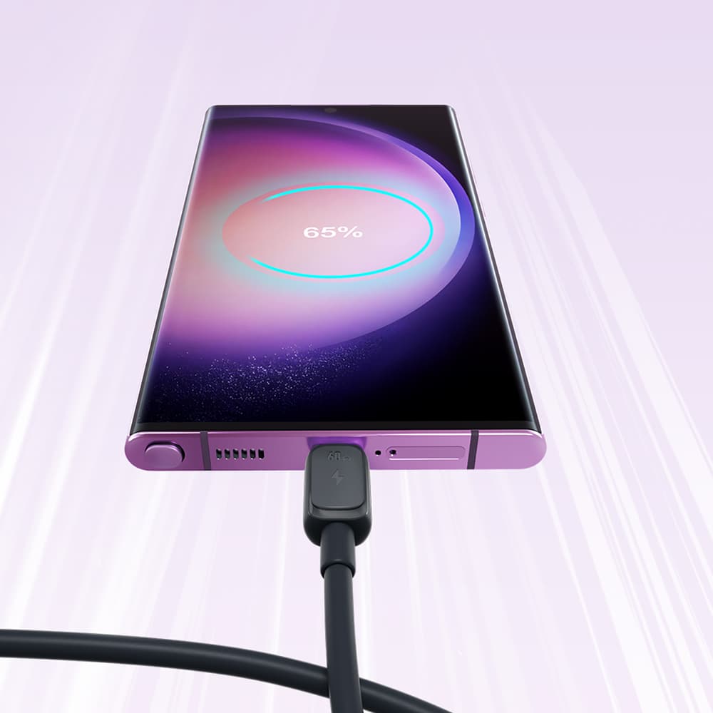 Joyroom A14 USB-C / USB-C 60W kabel 1.2m - črn 7