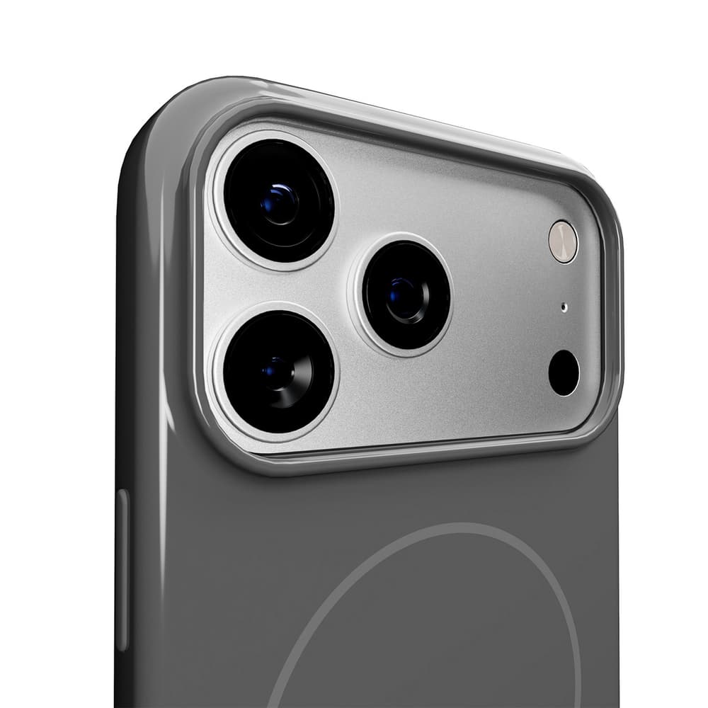 Puro Pulse ovitek za iPhone 17 Pro, polikarbonat, siv - MagSafe 7