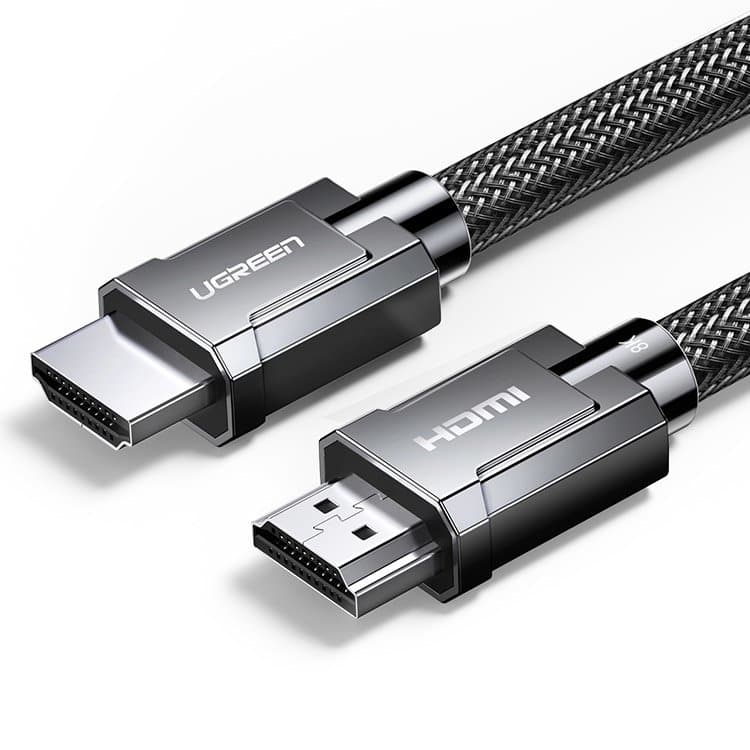 Ugreen HDMI 2.1 kabel 8K/60Hz, 4K/120Hz, 2m - siv
