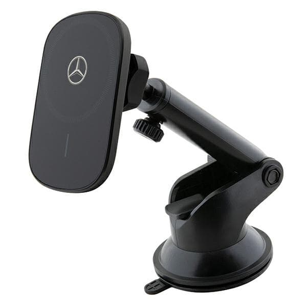Mercedes indukcijski nosilec za avto 15W MagSafe, črn/srebrn