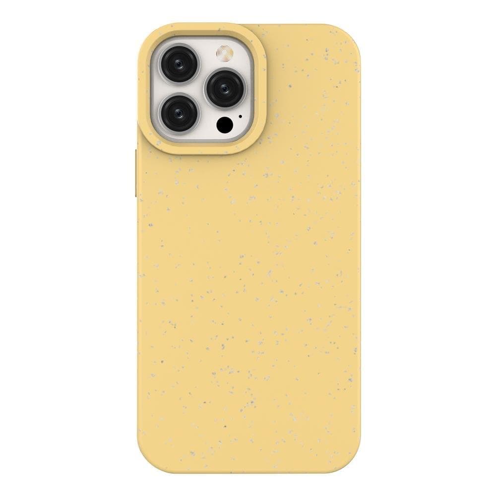 Hurtel Eco Case etui za iPhone 14 Plus, razgradljivo silikonsko ovitje, rumeno