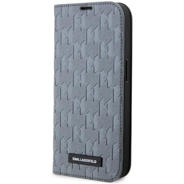 Karl Lagerfeld Saffiano Monogram ovitek denarnica za iPhone 14 Pro Max 6.7"