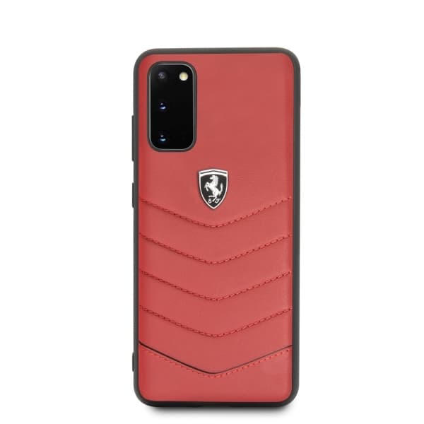 Ferrari Heritage Quilted ovitek za Samsung Galaxy S20 - rdeč 5