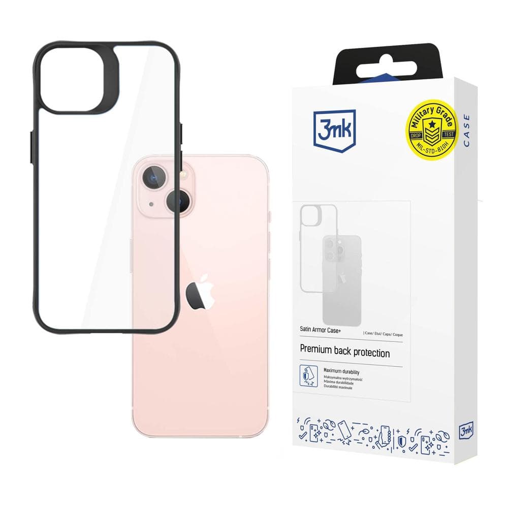 3mk Satin Armor Case+ za iPhone 14 Plus - prozoren
