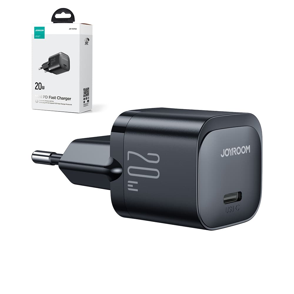 Mini polnilec USB C 20W PD Joyroom JR-TCF02 - črna 2