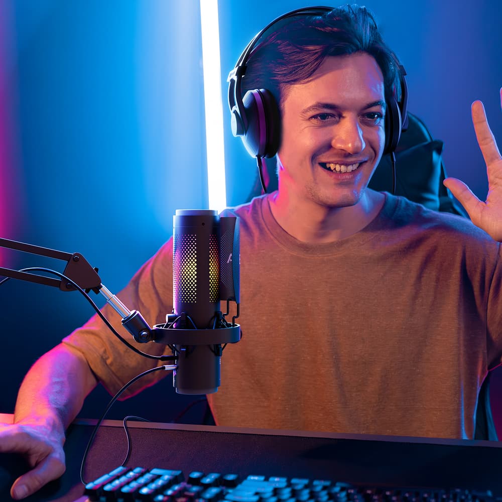 Boya K9 žični mikrofon, USB, črn 4