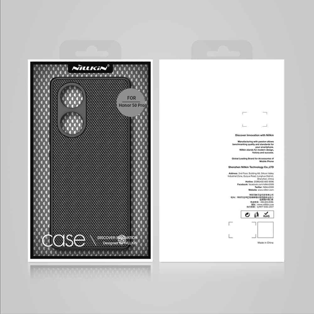 Nillkin Textured Case ovitek za Honor 50 Pro črn 5