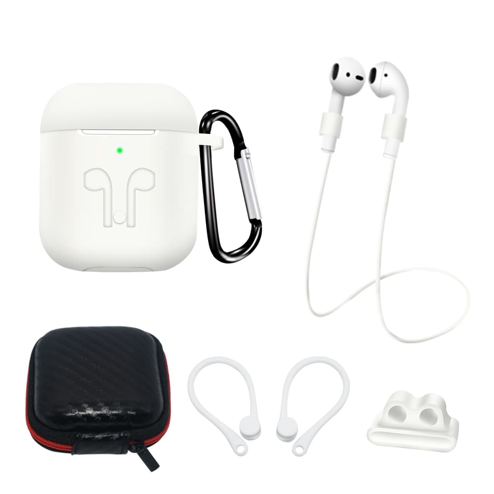 Set dodatkov za AirPods 2 / AirPods 1 - bela