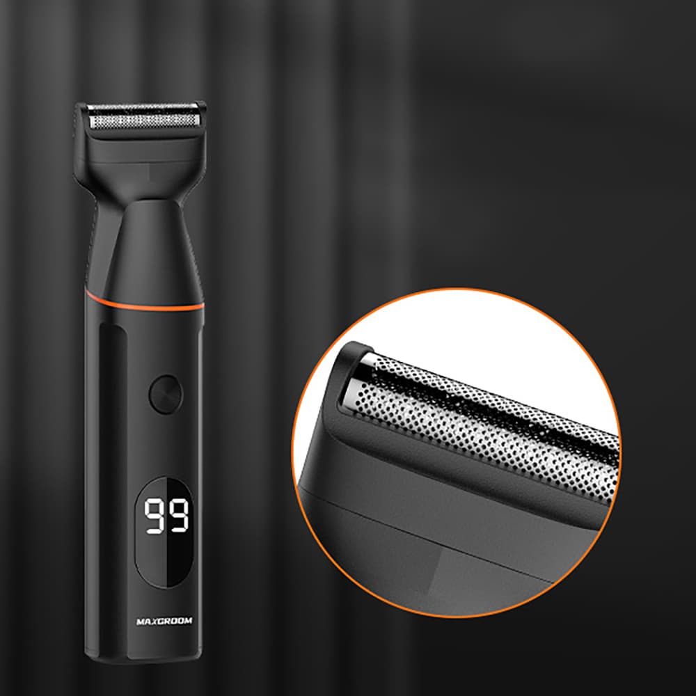 Večnamenski trimer MAXGROOM LK-881 s snemljivimi nastavki, črn 5
