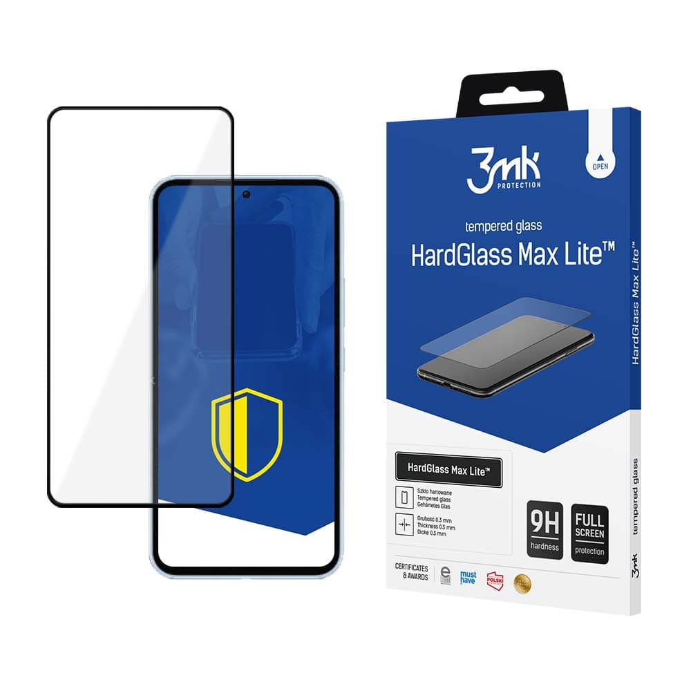 Kaljeno steklo 3mk HardGlass Max Lite™ za Samsung Galaxy A54 5G