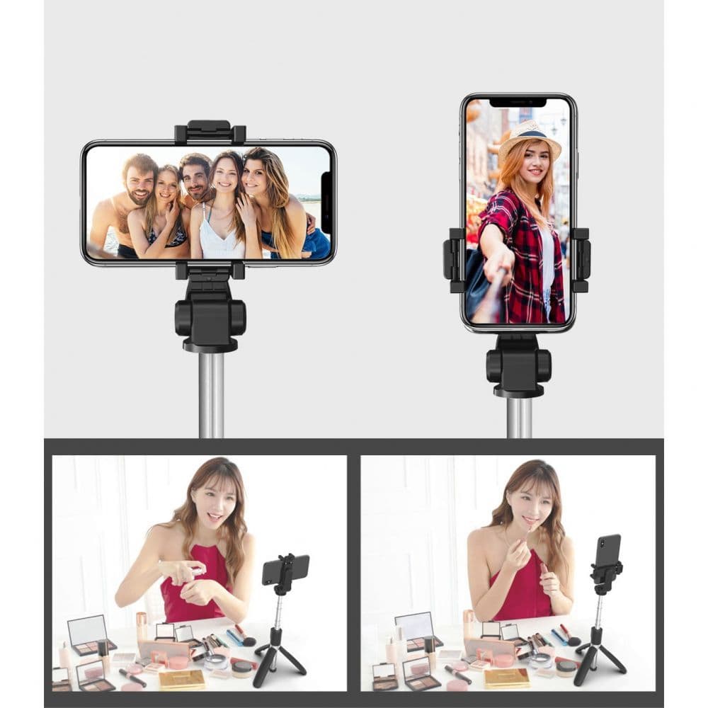 Tech-Protect L02S Bluetooth selfie palica s stativom do 72cm - črna 7