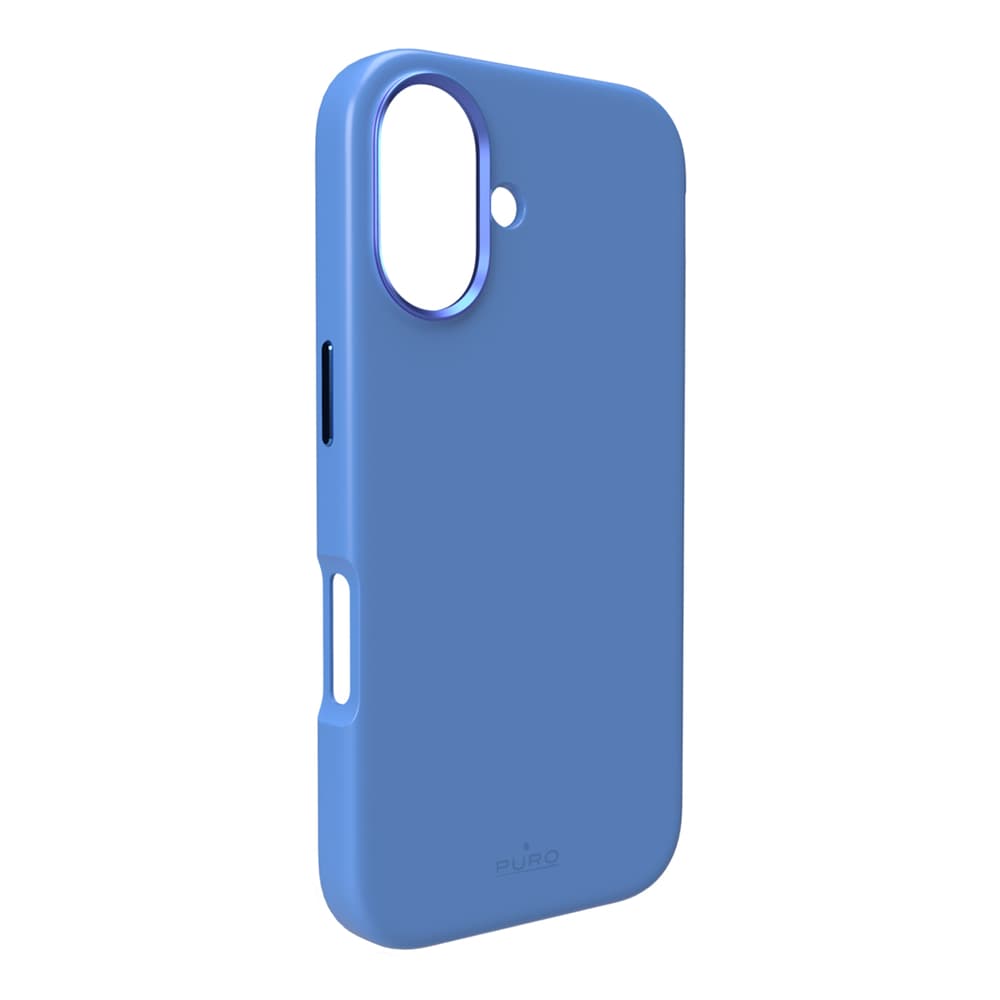 Puro Icon Mag Pro MagSafe silikonski ovitek za iPhone 16 - Modra