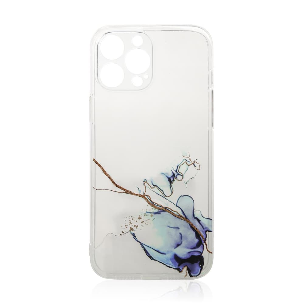 Ovitek Hurtel Marble za iPhone 12 Pro Max, modri marmor