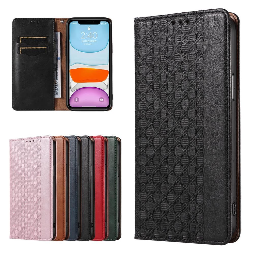Hurtel Magnet Strap etui za iPhone 12, denarnica, črn 2