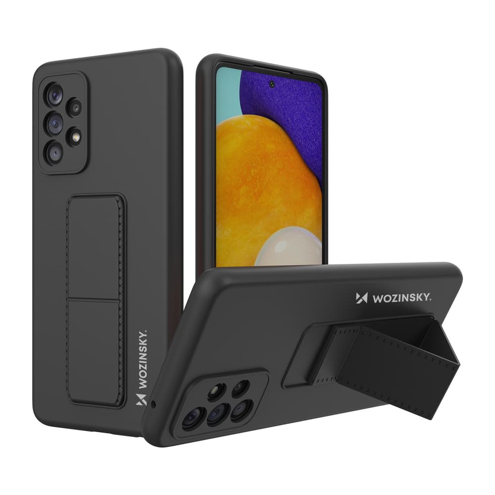 Wozinsky Kickstand ovitek za Samsung Galaxy A73 - črn