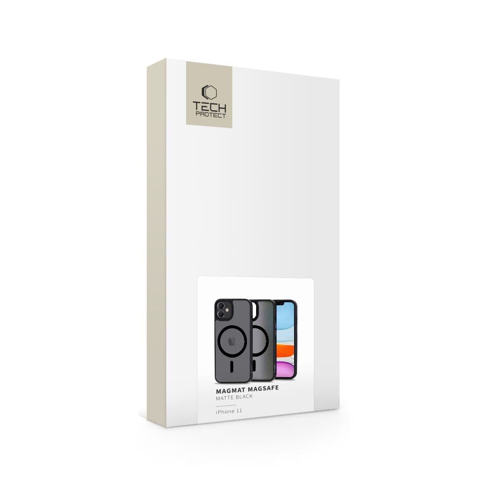Tech-Protect MagMat MagSafe etui za iPhone 11 - mat črn 3