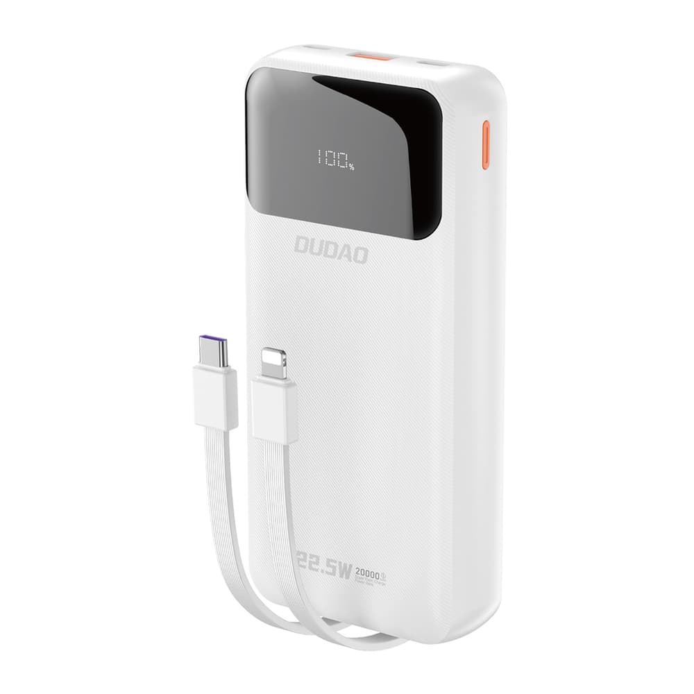 Dudao K15Pro Power Bank 20000mAh 22.5W PD, bela