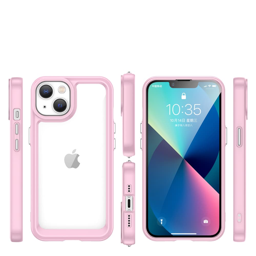 Hurtel Outer Space ovitek za iPhone 14 Plus - roza 2
