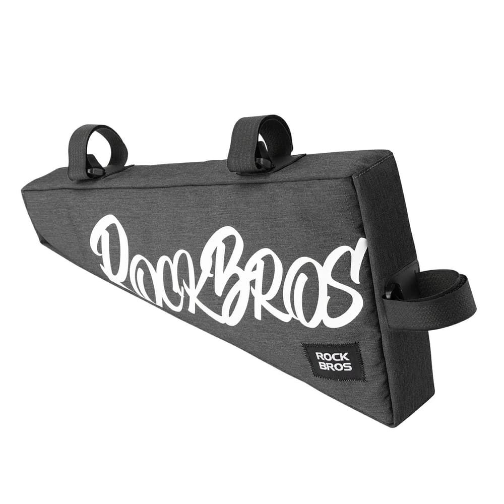 Rockbros G008 XL trikotna torba za okvir 1,9L - črna