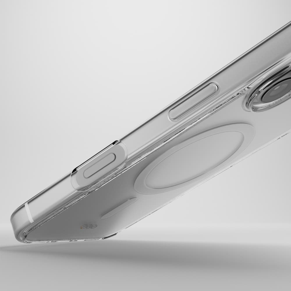 Puro Impact Clear D3O MagSafe silikonski ovitek za iPhone 16 - Prozoren 5