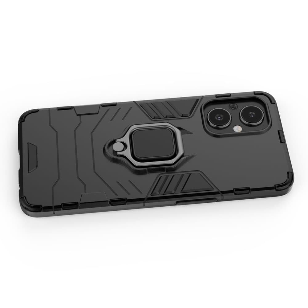 Ovitek Ring Armor za OnePlus Nord N20 5G, črni 8