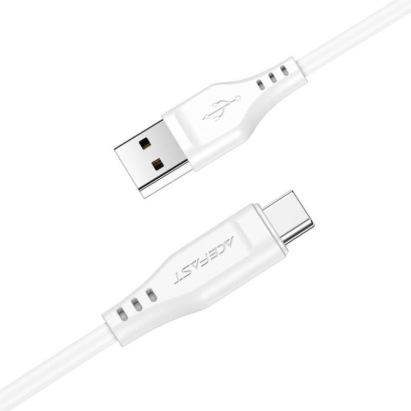 Acefast USB-C kabel 1.2m, 3A, bel (C3-04) 2
