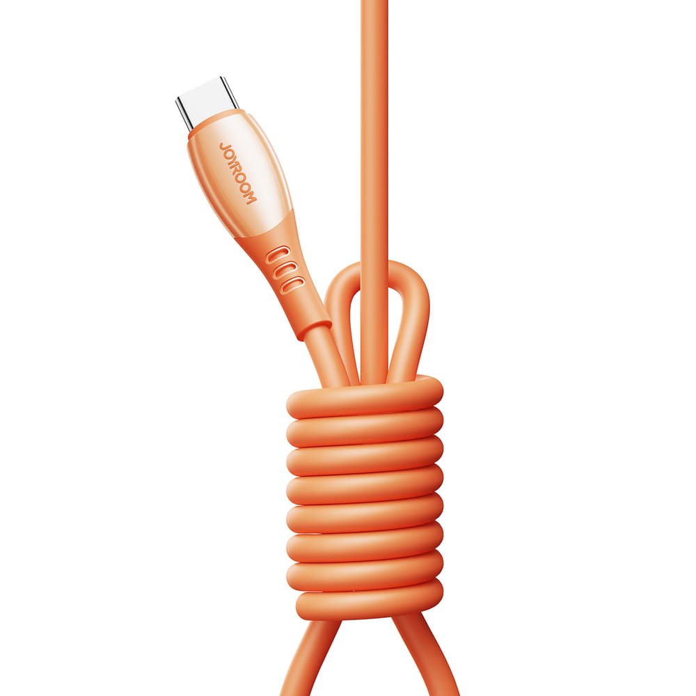 Joyroom S-A59 Vibrant Series 60W USB-C - USB-C kabel 1.2m - oranžen 2
