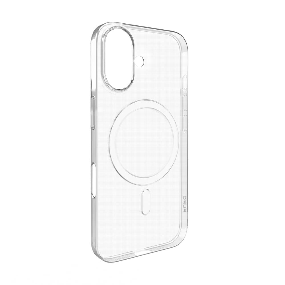 Puro 03 Mag MagSafe ovitek za iPhone 16 (prozoren)