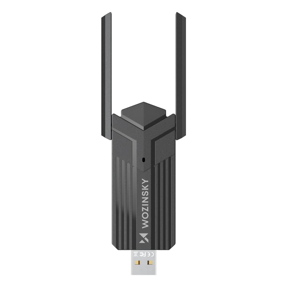 Wozinsky WAX-1800 WiFi 6 USB 3.0 adapter, 1800 Mbps, črn 4