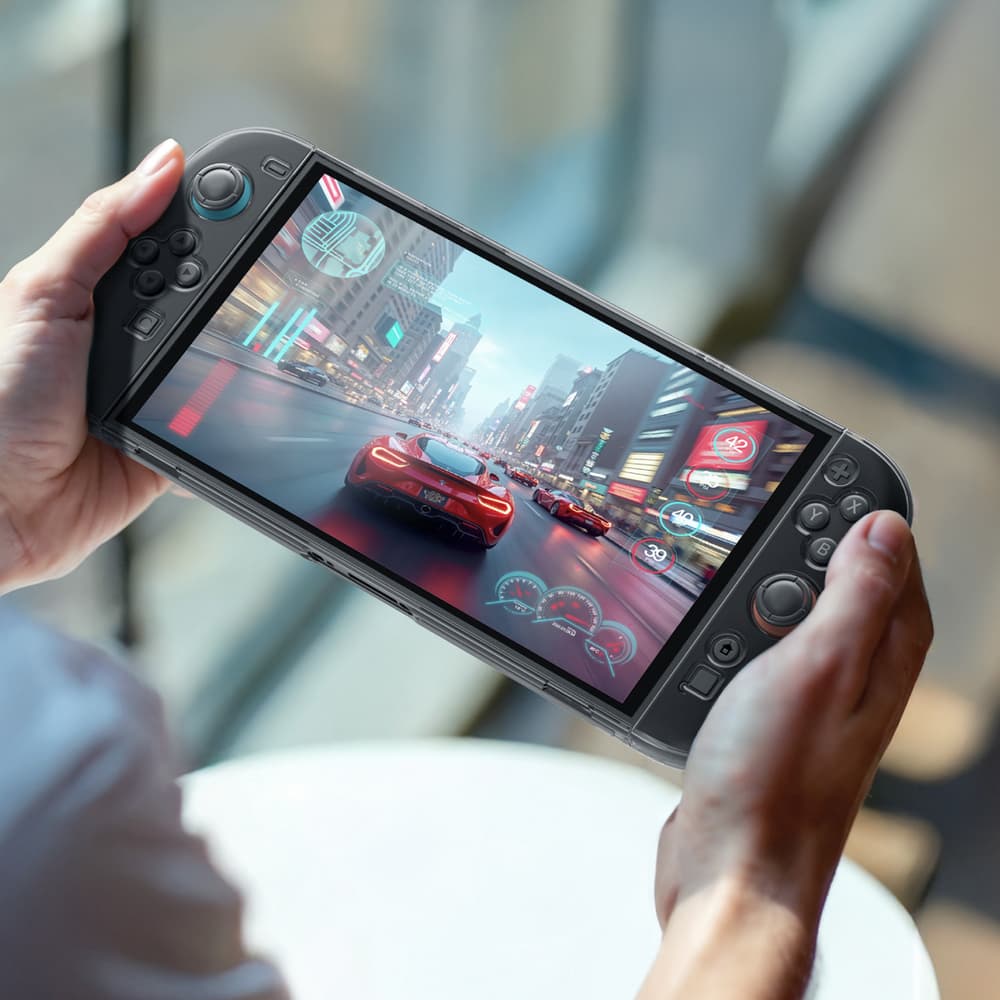 Ultra tanek ovitek AmazingThing PlayShield Bare za Nintendo Switch 2 - prozoren 4