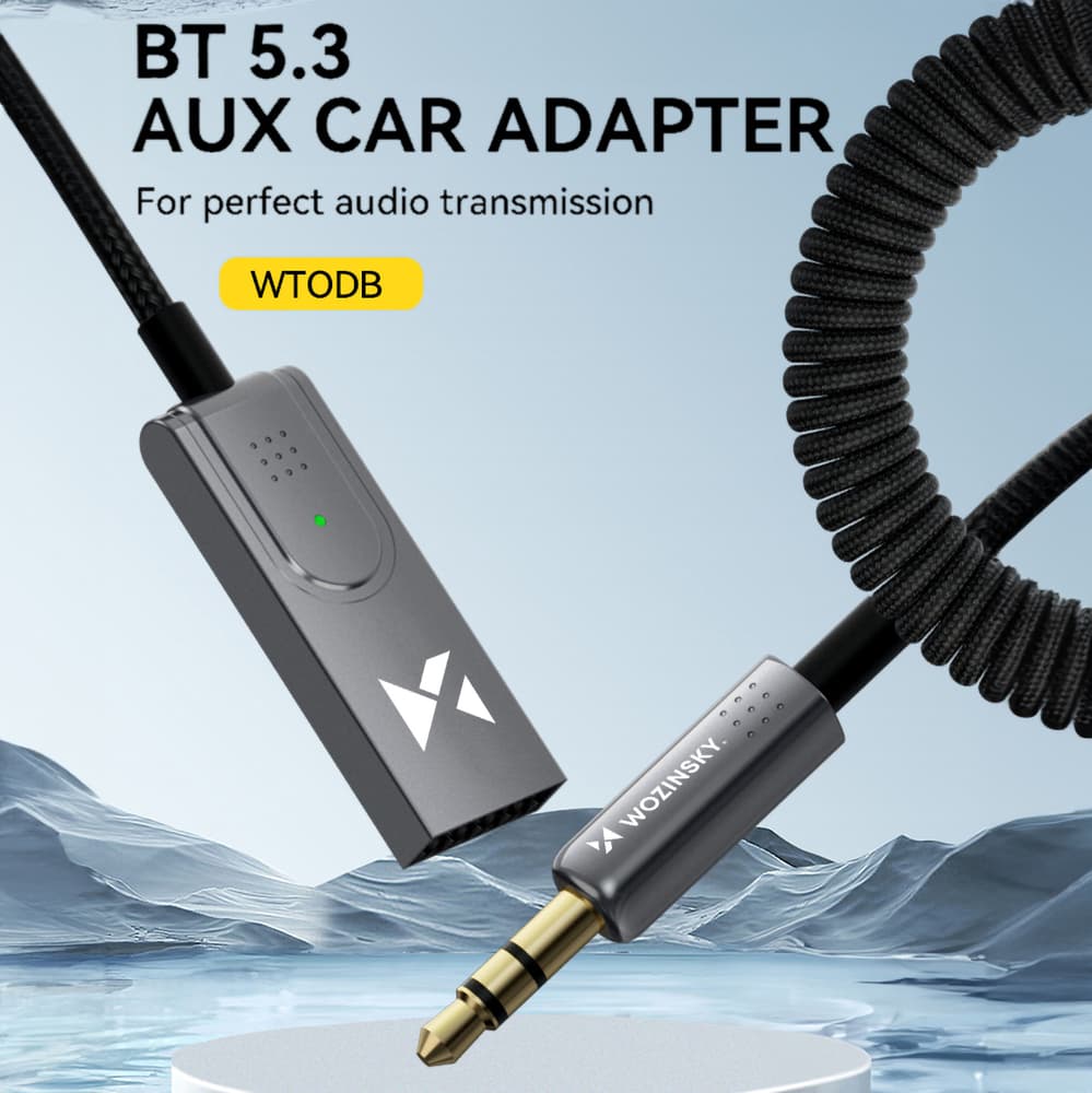 Wozinsky WTODB Bluetooth 5.3 avdio adapter / AUX sprejemnik 6