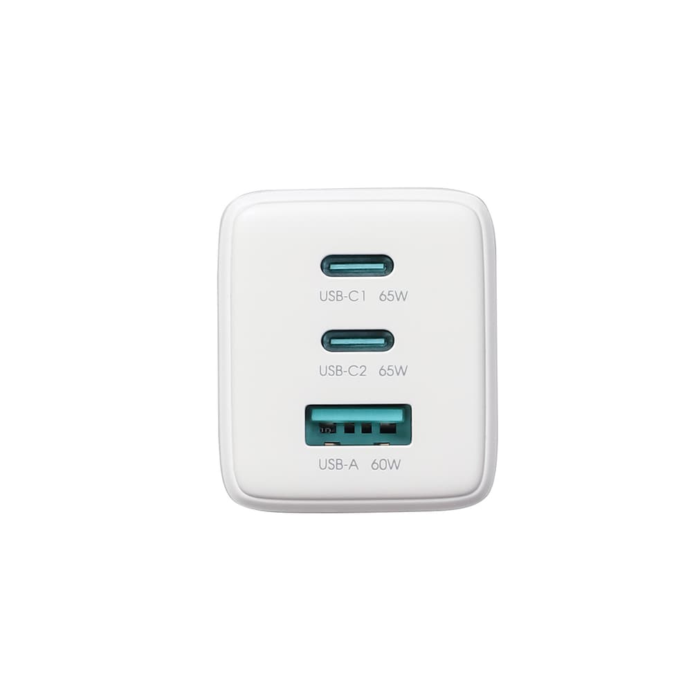 Joyroom JR-TG10 65W GaN polnilec, 2x USB-C + USB-A, bel 5