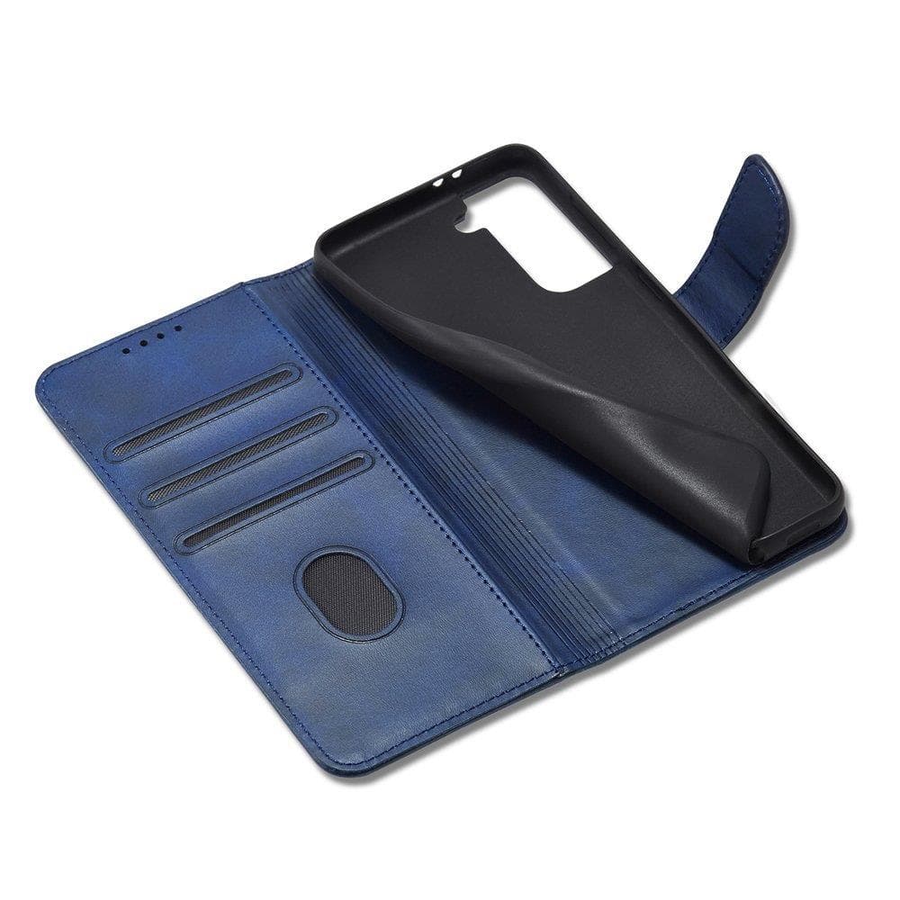 Magnetni ovitek s preklopom za Samsung Galaxy S22+ (S22 Plus) - moder 6